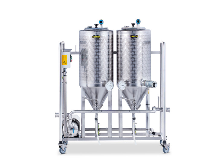 2x 60l CIP system completely made of stainless steel for cleaning in ...