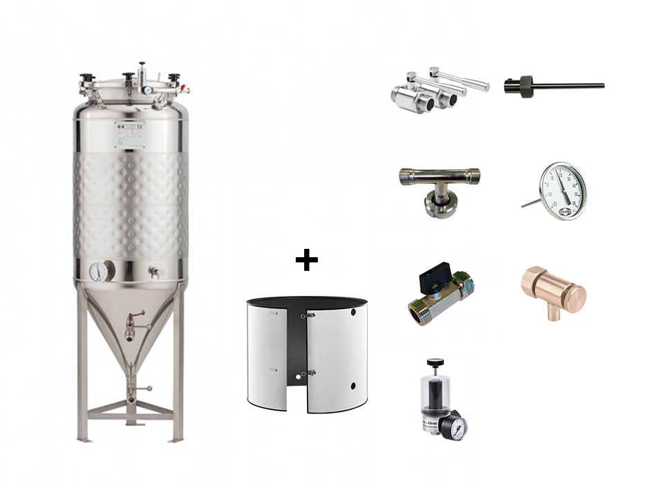 »Pressure tank FD-1.2B ZKG with insulating sleeve« KIT