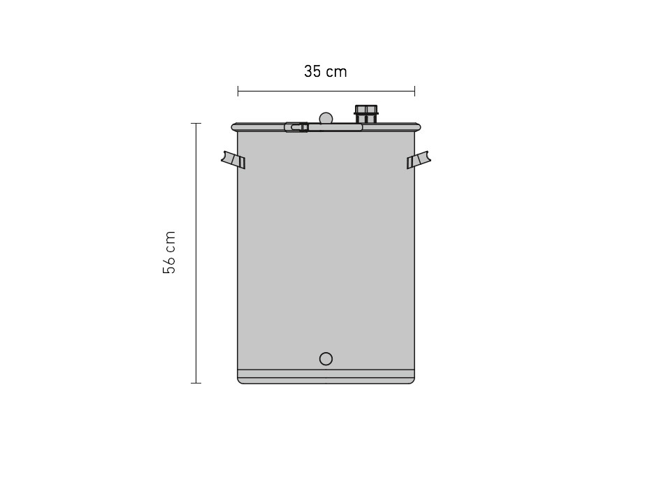 Gär- und Lagerfass UF 45 Liter